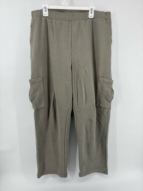 Roots Men's Cargo Sweatpants in Olive